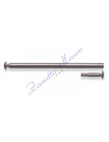 Perni a pressione diametro 1,20 mm 10 testa mm 1,80 busta 10 pezzi