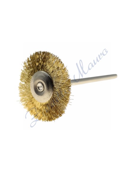 Spazzola gamma in ottone d23 con albero