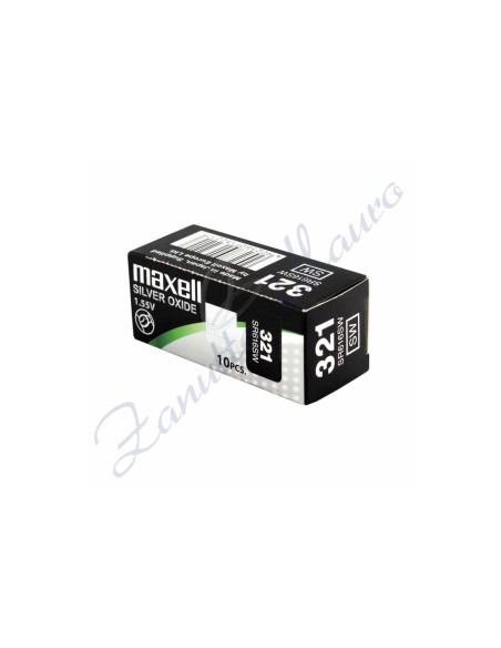 Pila Maxell  321  silver oxide SR616SW Hg 0%