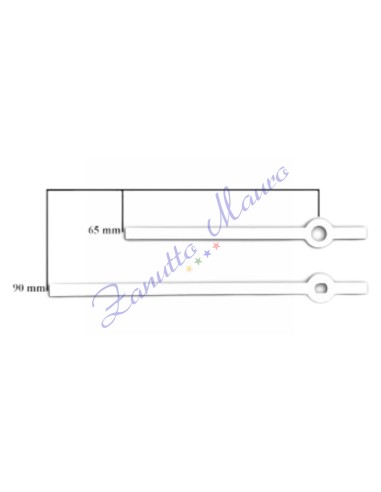 Coppia lancette 02B bianche per SKP e TMP