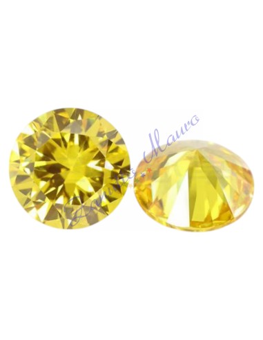 Moissanite gold GRA VVS1 diametro  mm 6,5 peso ct 1,0 circa