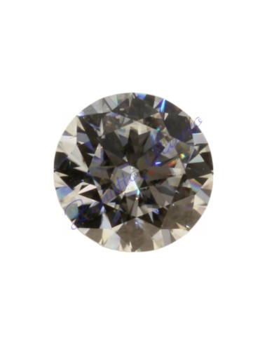 Moissanite D VVS1 diametro  mm 2,5 peso ct 0,07 circa, lotto da 1 ct