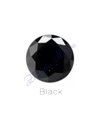 Cubic zirconia colore nero diametro mm 1,50 Confezione da 100 pz