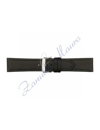 Cinturino 644 in pelle nero ansa 32x26