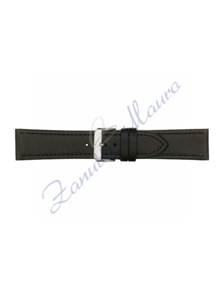 Cinturino 644 in pelle nero ansa 32x26