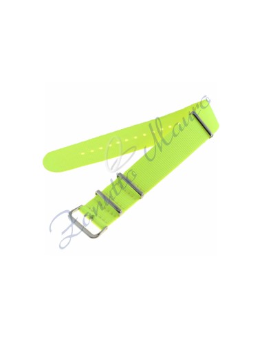 Cinturino NATO Fluo 530  ansa 22 giallo