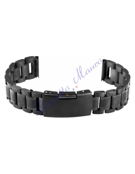 Bracciale GD007 in acciaio solido brunito ansa mm 16