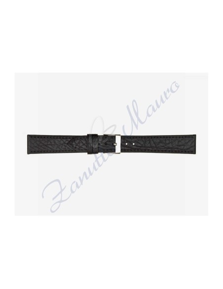 Cinturino 471 in pelle semiribordato 16x14 colore nero