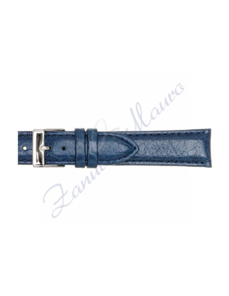 Cinturino 700 in pelle stampa bisonte 18x16 colore blu scuro