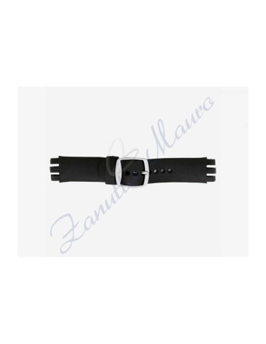 Cinturino soft touch 246SC per Swatch ansa mm 20 colore nero