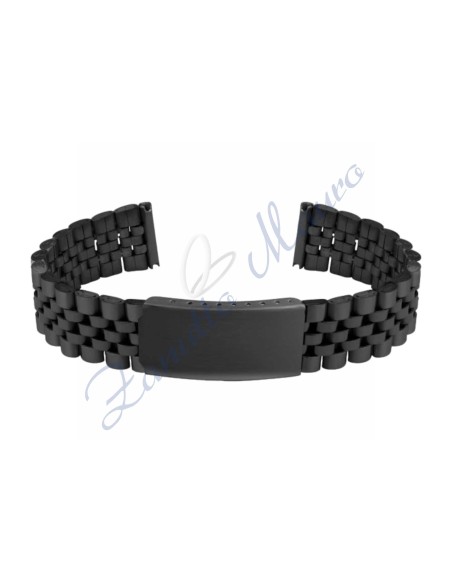 Bracciale GD7030 in acciaio brunito ansa mm 22