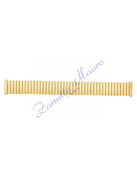 Bracciale elastico GDT1 in acciaio dorato ansa a pompa mm 16/22