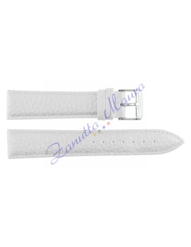 Cinturino stampa toro 205 imbottito colore bianco ansa mm 16