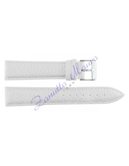 Cinturino stampa toro 205 imbottito colore bianco ansa mm 16