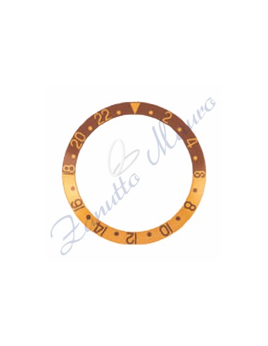 Ghiera 16800-1 in metallo per lunetta RLX misure ext-int mm 37,68x30,60