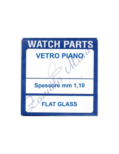 Vetro minerale piano spessore mm 1,10 diametro 230