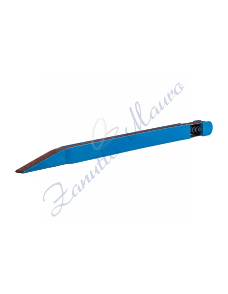 Cabrone abrasivo grana 240 colore blu per nastri abrasivi di 7x330 mm