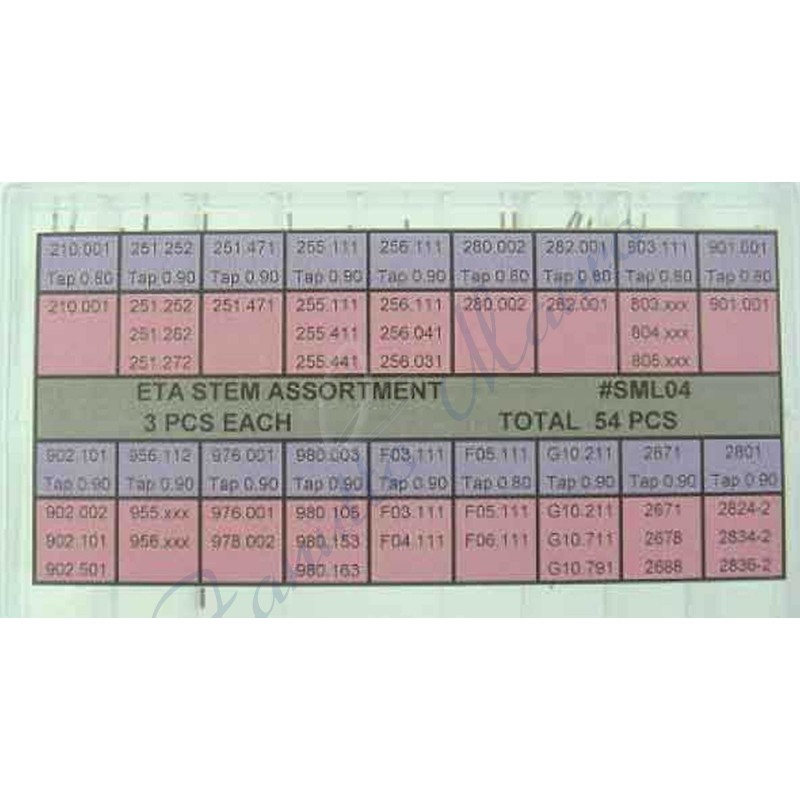 Assortimento 54 tiges per Eta