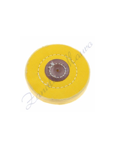 Disco tela giallo diametro mm 100X10
