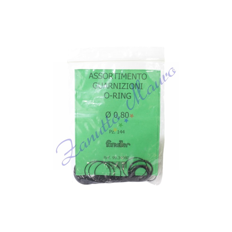 Assortimento 144 guarnizioni 0,80