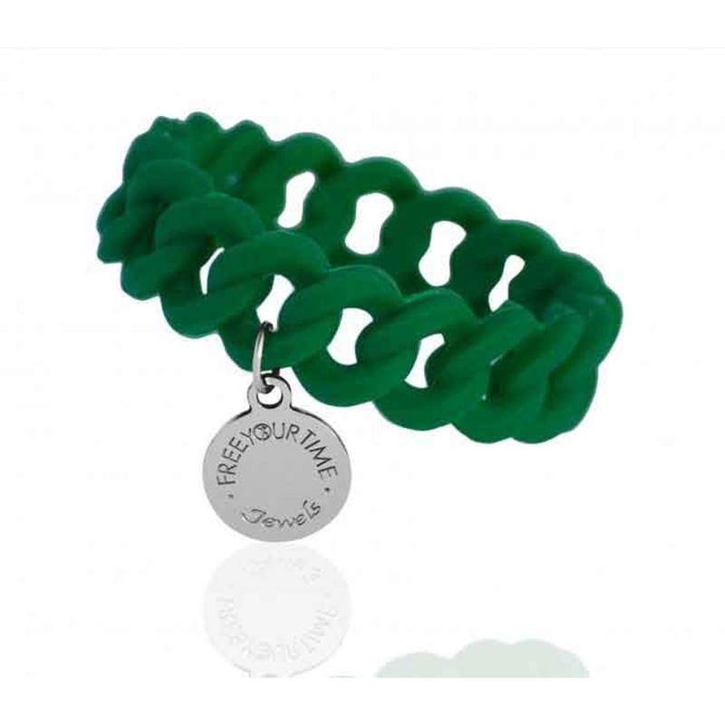Bracciale Link FYT Verde Trifoglio