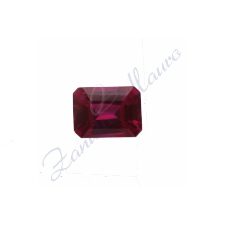 Pietra sintetica rossa mm 6x8 ottagonale