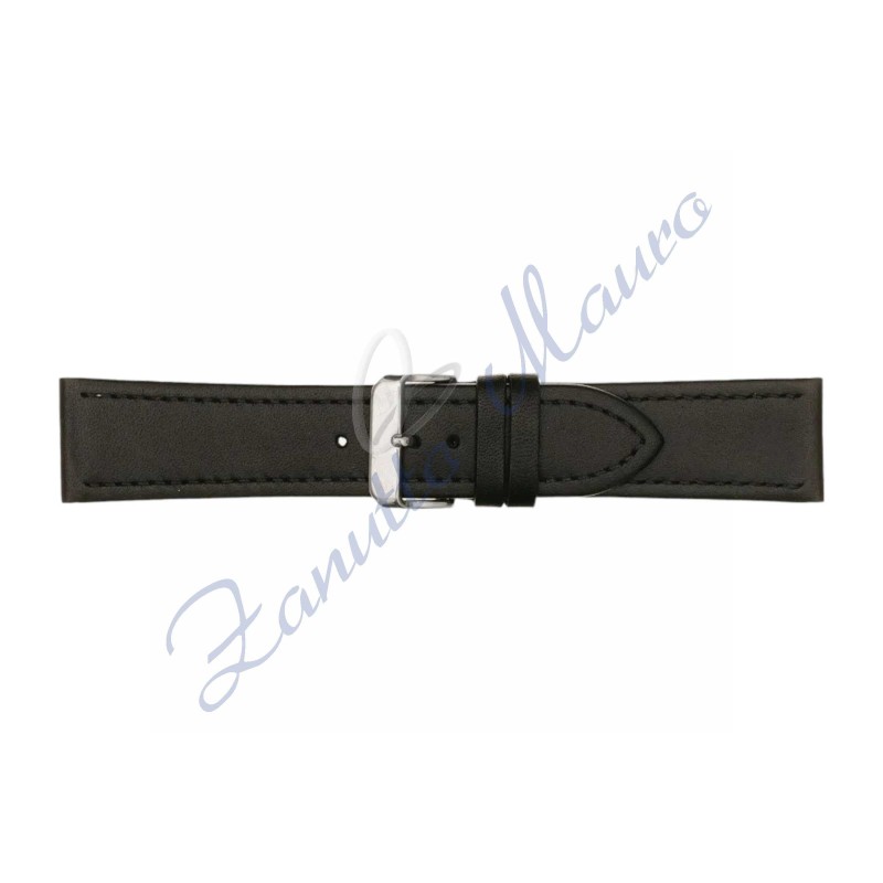 Cinturino 644 in pelle nero ansa 32x26