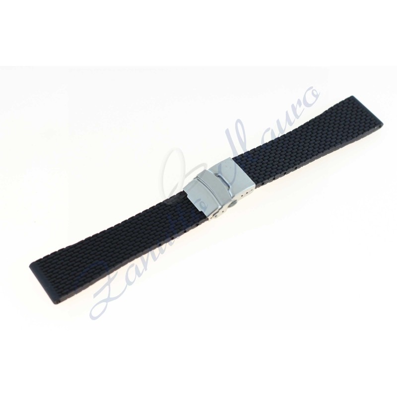 Cinturino gomma QJ0830 nero ansa 24