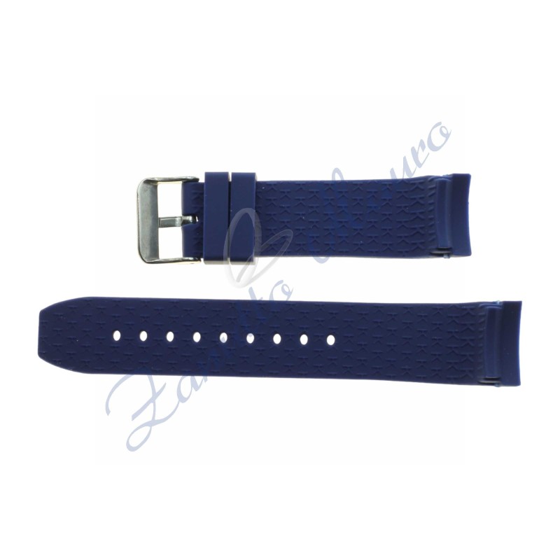 Cinturino JC122 in gomma blu ansa mm 20 con attacco per orlogi Nautica