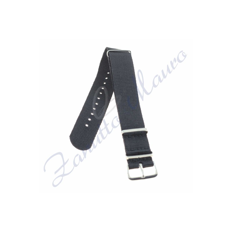 Cinturino JT111 NATO ansa mm 24 colore nero