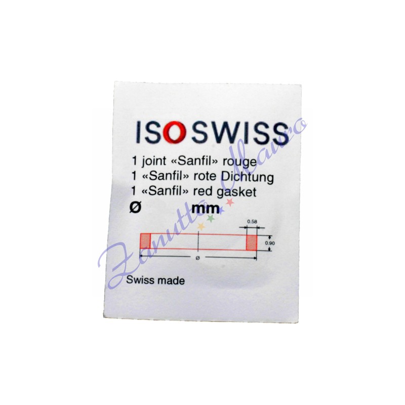 Giunto fondo cassa sanfil rosso. Diametro mm 26,0