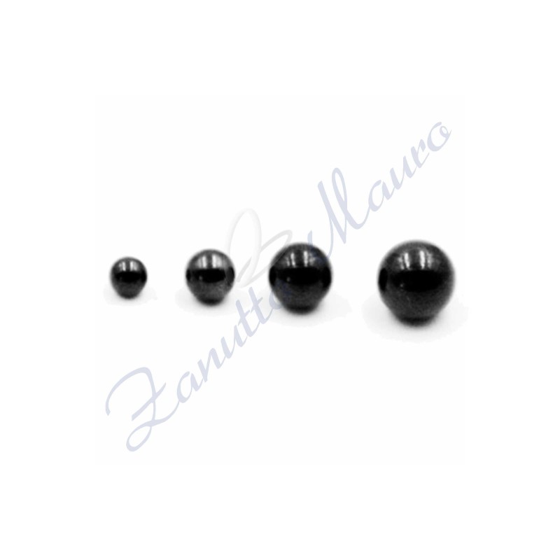 Sfera pallina mm 1,6x6 in acciaio 316L brunito