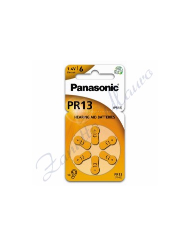 Pila Panasonic Zinco Aria PR13 Blister da 6 batterie