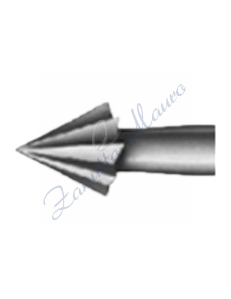 Fresa a lancia Komet ISO 012 acciaio gambo 2.35 conf. 6 pezzi