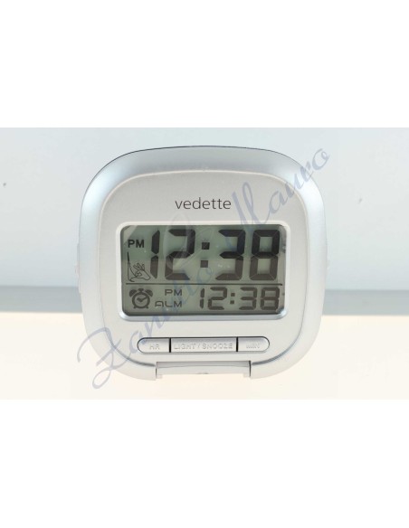 Sveglia digitale Vedette VR30061 silver
