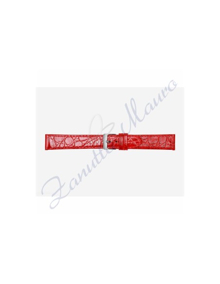 Cinturino 581 stampa malindi piatto ansa mm 18x16 colore rosso