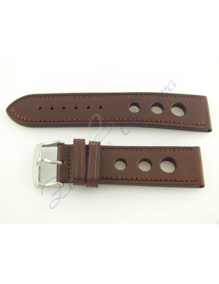 Cinturino vintage forato JP060 marrone s curo ansa 24