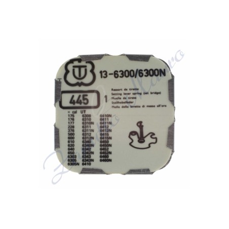 Couvre-trous pour Unitas 6300 et 6300N