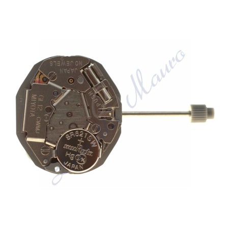 Mouvement Miyota GL12 3 dates sphères quartz