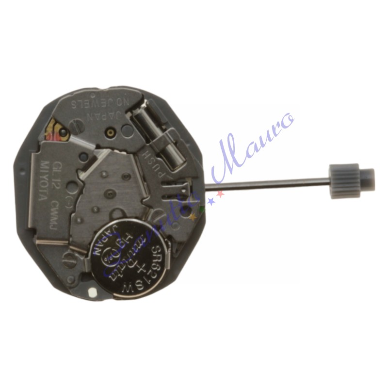 Mouvement Miyota GL12 3 sphères de date à 6 heures quartz