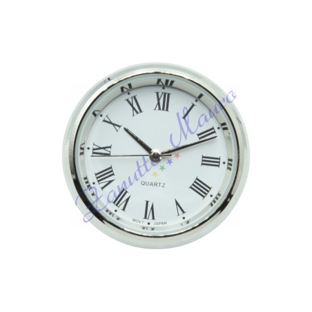 Diamètre du mouvement encastré mm 32/35 acier et chiffres romains