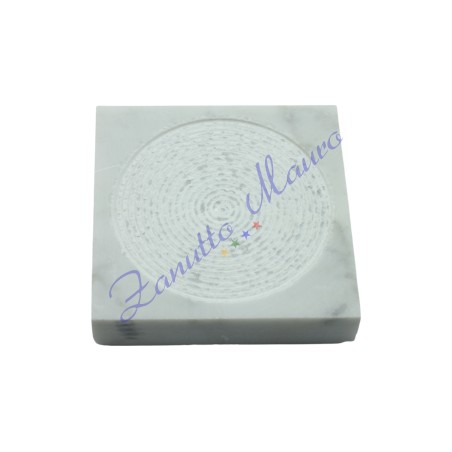 Boracera quadrata cm 10x10x2 in marmo