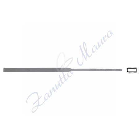 Lima ad ago LA2401 piatta parallela mm 200  taglio 0 Vallorbe