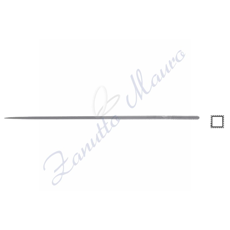 Lima ad ago LA2408 quadrata mm 180 taglio 2 Vallorbe