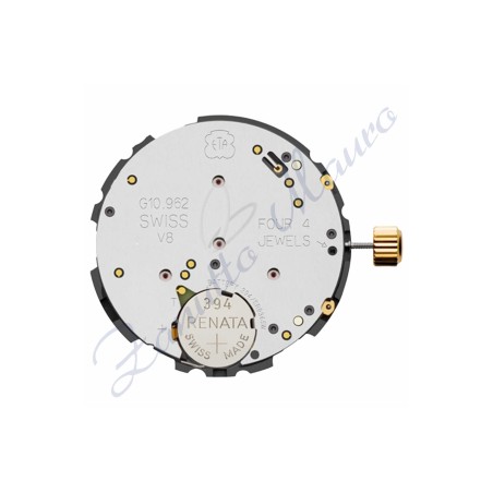 Movimento ETA G10.962-4 Obliquo crono data al 4 obliqua come G10.961-4