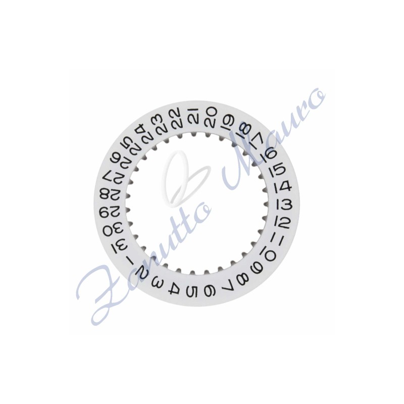 Disque de date blanc avec chiffres noirs pour Rolex 3135 spare 16200 generic