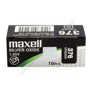 Batterie Maxell 376 oxyde d'argent SR626W Hg 0%