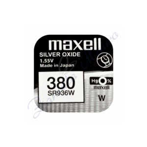 Batterie Maxell 380 oxyde d'argent SR936W Hg 0%