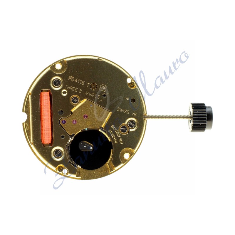 Mouvement ETA F04.115-H6 quartz 3 aiguilles date à 6 heures