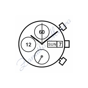 Mouvement Miyota 0S06 quartz